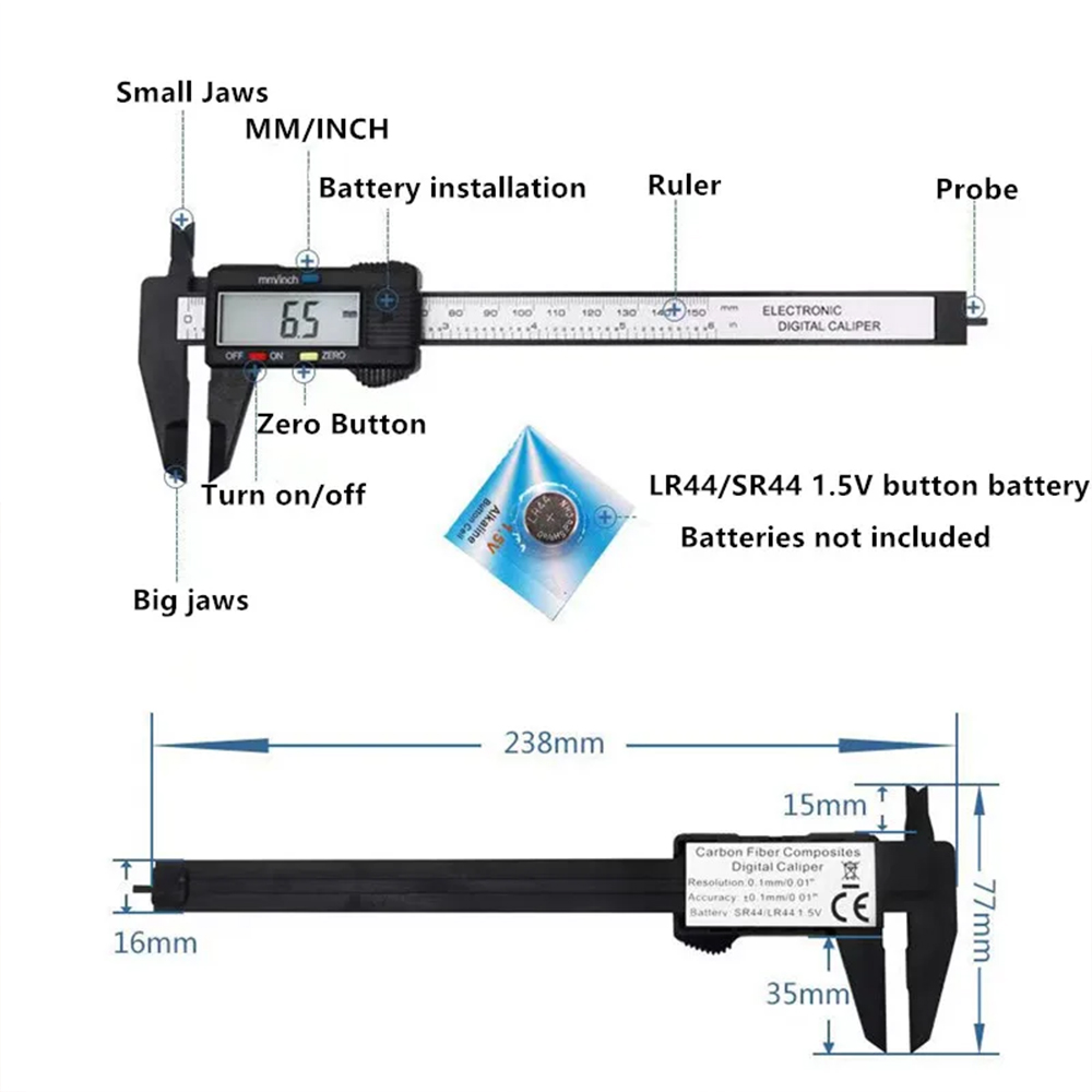 Электронный цифровой штангенци – обзор и цена Workshop Measuring Tools